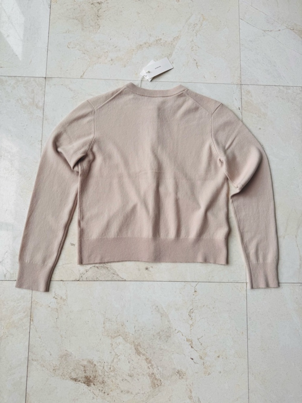 Vince Beige Cashmere Wool Cardigan Sweater size S - Picture 4 of 9